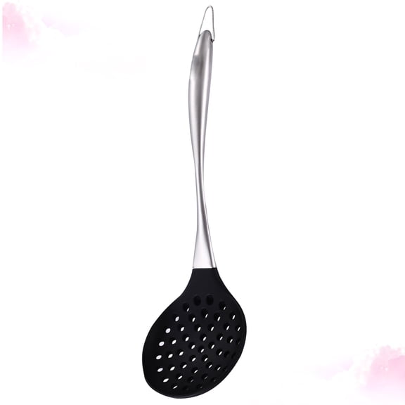 Gymnture Silicone Wok Skimmer with Ergonomic Handle, Cooking Strainer and Colander Utensil for Kitchen