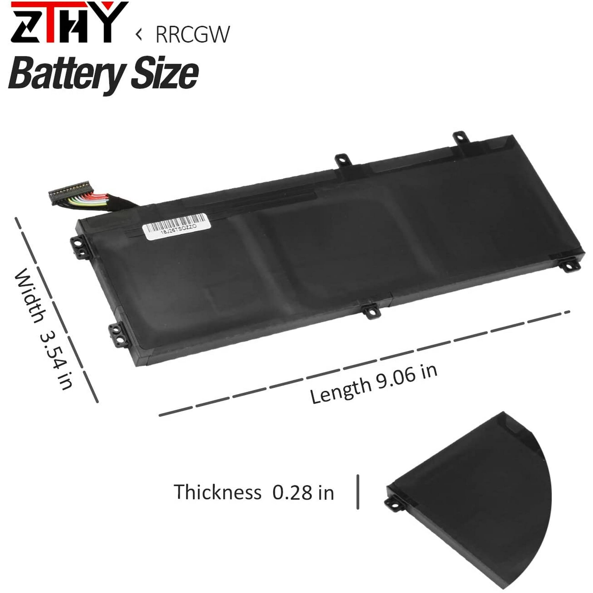 Zthy New 56wh Rrcgw Laptop Battery Replacement For Dell Xps 15 9550 Precision 15 5510 P56f001 M5510 Mobile Walmart Canada