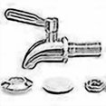 thumbnail image 4 of Bevera Dispenser Replacement Spigot,oak Leaf Less Steel Spigot Ed , Dispenser Replacement Faucet, 4 of 5