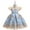 Champagne, variant on Girls Floral Embroidered Lace Tulle Dress Elegant Princess Party Gown for Weddings Birthdays Formal Occasions Toddler Kids