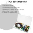 Kit De Back Probe Peakelect 30 Pièces - Prises Banane 4mm à Pinces Crocodile