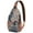 Bohemian, variant on Space Geek Sling Backpack, Astronaut and Rocket Design, Celestial Nebula Crossbody Bag for Sci-fi Lovers