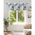 thumbnail image 6 of Curtain Valance for Windows,Coastal Beach White Pelican Kitchen Valances Rod Pocket Short Curtains,Ocean Wave Seaside Bird Window Treatment Panel for Bedroom Bathroom 60x18in, 6 of 9