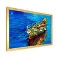 thumbnail image 2 of Designart 'Boats During Warm Sunset Resting On The Water IV' Nautical & Coastal Framed Art Print, 2 of 4