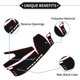 thumbnail image 3 of Cubierta de tablero Unique Bargains para Lexus UX 2018-2020, alfombrilla de tablero interior de poliéster negro y rojo antideslizante, 3 of 7
