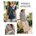 thumbnail image 5 of Women's Short Sleeve Maternity Nursing Tops Shirts for Breastfeeding, 5 of 6