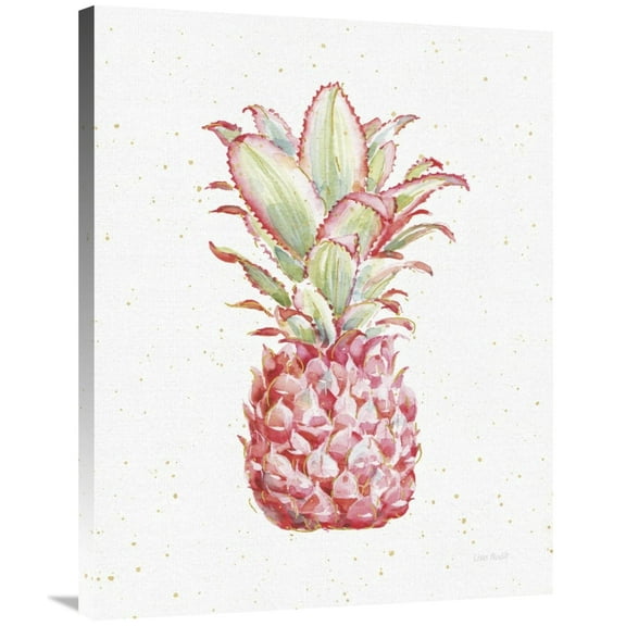 Global Gallery's 'Gracefully Pink XI' By Lisa Audit Stretched Canvas Wall Art