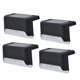 thumbnail image 2 of Luces solares para cubierta de exteriores, luces LED impermeables para exteriores, caminos, Patio, escaleras, vallas, luz blanca, 4 Uds., 2 of 5