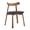 B-Walnut,Black, variant on Dining Chairs Set of 2 Brown Wood Metal Folding 34.84" for Kitchen