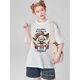 thumbnail image 1 of Camiseta para mujer verano cuello redondoOld Hippie, Monogram Print, Short Sleeve Crew Neck Casual Top for Summer & SpringFather's Day, MotheCamisetas de verano para mujer, manga corta, cuello redon, 1 of 7