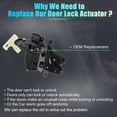 thumbnail image 3 of Actuador de bloqueo de puerta trasera Unique Bargains para Chevrolet Malibu 2005-2012 y Pontiac G6 2005-2010 No.20815646, 3 of 8