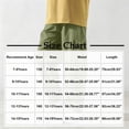 thumbnail image 3 of SGFCWSX Boys Cargo Pants, Straight Leg Loose Fit Casual Trousers with Pockets Drawstring Waist for Outdoor Sports Black Size 14, 3 of 8