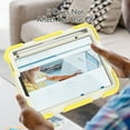 thumbnail image 6 of TECH CIRCLE Bumper Case for iPad Mini 6th Generation, iPad Mini 6 Case 8.3" 2021, Shockproof Cute Kids Case with Screen Protector & Pencil Holder & Hand Strap & Kickstand & Shoulder Strap, Yellow, 6 of 7