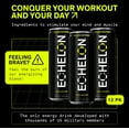 thumbnail image 2 of Echelon Energy Drink - 12-Pack Yuzu Cayenne Flavor - Pre-Workout with 300mg Caffeine, L-Theanine, Beta-Alanine - Military Developed, 2 of 5