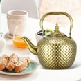 thumbnail image 6 of TISHITA Loose Leaf Tea Pot Stovetop Tea Kettle Lifting Handle Restaurant Stainless Steel Teapot Tea Pot with Infuser for Camping Gift 1.5L, 6 of 8