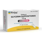 GLYCERIN SUPPOSITORIES 1.2G 25CT: Children’s Laxative – Gentle Constipation Relief