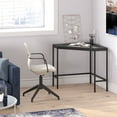 thumbnail image 4 of Henn&Hart 42" Blackened Bronze Metal/Glass Home Office, 4 of 7