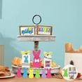 thumbnail image 5 of AMERTEER 12Pcs Easter Tiered Tray Decor Easter Decorations for the Home, 5 of 5