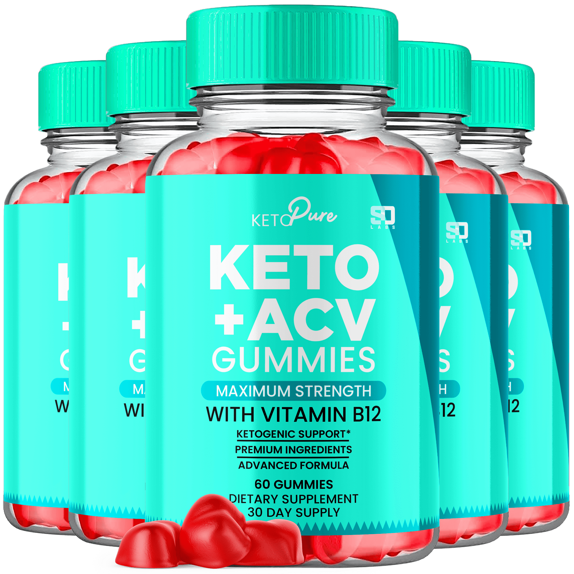 Keto Pure Keto ACV Gummies Maximum Strength Weight Management Supplement 300 Gummies