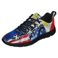 thumbnail image 2 of Filipino American Flag Running Shoes Sneakers Mesh Black Size 11, 2 of 5