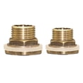 thumbnail image 3 of 2x 1/2 or 3/4 Brass Water Tank Connector Rain Bucket Hose Adapter, 3 of 5