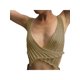thumbnail image 2 of Txlixc Camiseta de verano para mujer con cuello en V profundo sin mangas de punto cruzado Txlixc Sexy, 2 of 3
