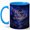 Blue, variant on Sky of Wonder 11oz Ceramic Mug, Starry Forest Night Landscape