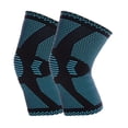 thumbnail image 1 of Rodilleras deportivas de nailon de punto de alta elasticidad antideslizantes para baloncesto, running, fitness, ciclismo al aire libre, montañismo, equipo de protección deportivo, 1 of 2