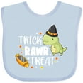 thumbnail image 3 of Inktastic Halloween Trick Rawr Treat with Dinosaur Boys or Girls Baby Bib, 3 of 4