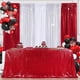 thumbnail image 1 of Mantel Rectangular de Lentejuelas para San Valentín, Navidad, 60 x 102 Pulgadas, sin Costuras, para decoración, 1 of 8