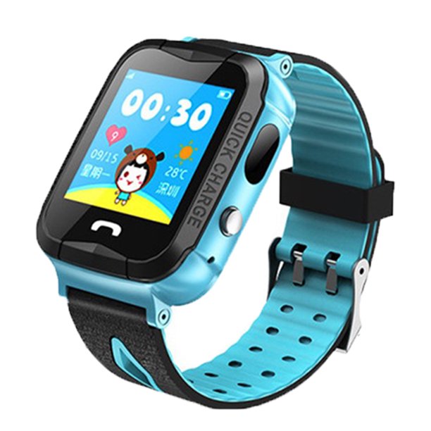 Reloj inteligente para niños, impermeable, cámara GPS, linterna, ubicación de llamada de emergencia, pantalla táctil, rastreador antipérdida, reloj inteligente Inevent DZ7069-05B