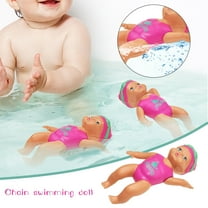 PPgejGEK Children's Electric Swimming Doll Toy for Water Play - Summer Bath Pool Fun with Moving Joints - Ages 3-14