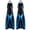 Fish Tail Blue, variant on Tusa Vesna Scuba Dive Fin - X-Small - Black