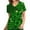 Green Print, variant on gakvbuo St. Patrick's Day Scrubs Tops For Women Plus Size Working Uniform With Pocket V-Neck Work Utility&Safety Tops Nursing Uniform Printed Worker Protective Working Uniform Shirts