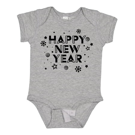 

Inktastic Happy New Year Boys or Girls Baby Bodysuit
