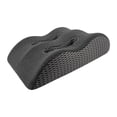 thumbnail image 3 of Almohada de apoyo para piernas elevada, almohada ergonómica de espuma viscoelástica para piernas, para dormir, Gris oscuro, 3 of 9