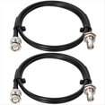 thumbnail image 1 of Cable BNC - 2 Unidades de 50 Ohmios, RG58, Cable Coaxial BNC Macho A Hembra, Cable de Extensión de 90 cm para Radio CB/Radioaficionado VHF., 1 of 5