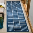 thumbnail image 3 of SAFAVIEH Cottage Portmont Geometric Indoor/Outdoor Area Rug Grey/Beige, 8' x 11'2", 3 of 5