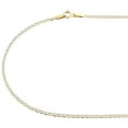 thumbnail image 2 of 10K Yellow Gold 1.50mm Diamond Cut Solid Anchor Mariner Chain Necklace 20 Inches, 2 of 7