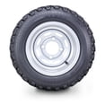 thumbnail image 2 of WANDA Golf Cart Tire & Wheel Assembly 18X9-10 with 4 Lugs on 4" PCD ET-15.5 Silver Wheel-14050, Set 2, 2 of 3