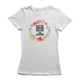 thumbnail image 1 of Getting Ripped Flower Crown Women's White T-shirt, 1 of 1