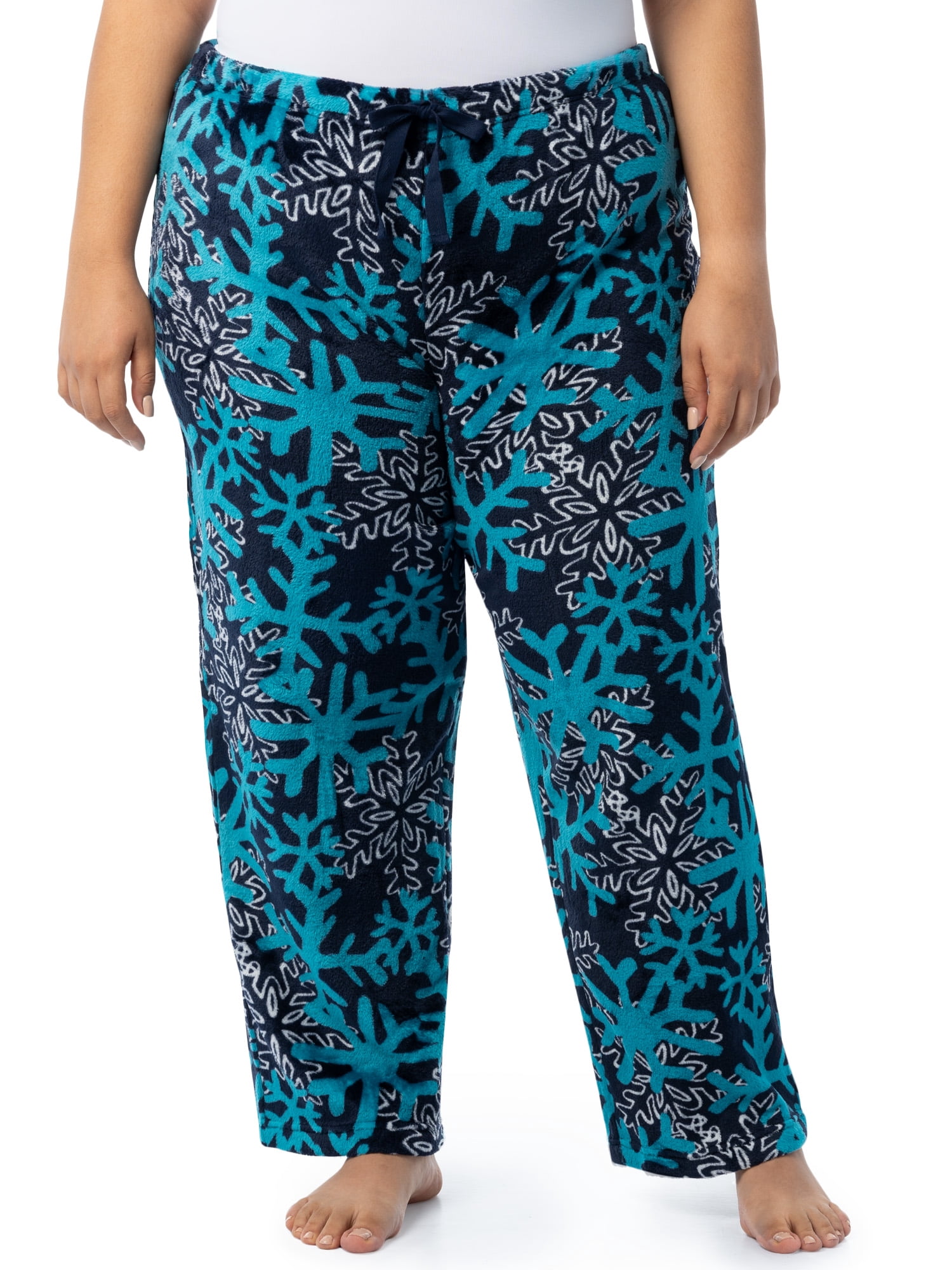 Fruit of the Loom Women's Beyond Soft Long Sleeve Top & Fleece Bottom Pajama Set, Sizes S-4X