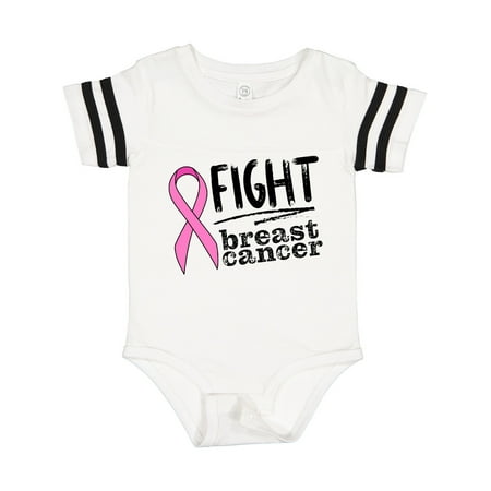 

Inktastic Fight Breast Cancer Pink Ribbon Gift Baby Boy or Baby Girl Bodysuit