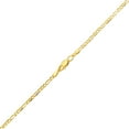 thumbnail image 2 of LOVEBLING 10K Yellow Gold 2mm Solid Figaro Chain Bracelet W/Lobster Lock (8.5"), 2 of 5