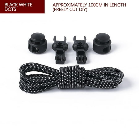 

Halloween Saving 2024！1 Pack - Fixing Clip LOCK LACES Elastic No Tie Shoelaces One Size Fits All LAZAY SHOELACE Elastic No Tie Shoelaces Adjustable Laces by Winsopee - E One Size