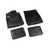 Rugged Ridge 82987.61 Floor Liner, Front/Rear; Black, 2007-2011 Toyota Sequoia / Tundra CrewMax