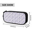 thumbnail image 4 of Goofa Lavender Flowers Pattern Big Capacity Pencil Pen Case Office College Large Storage High Capacity Bag Pouch Holder Box Organizer, 4 of 9