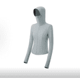 thumbnail image 1 of Abrigo de protección solar BENEUNDER AL11924 para mujer, gris, talla S, 1 of 2