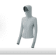 thumbnail image 1 of Abrigo de protección solar BENEUNDER AL11924 para mujer, gris, talla S, 1 of 2