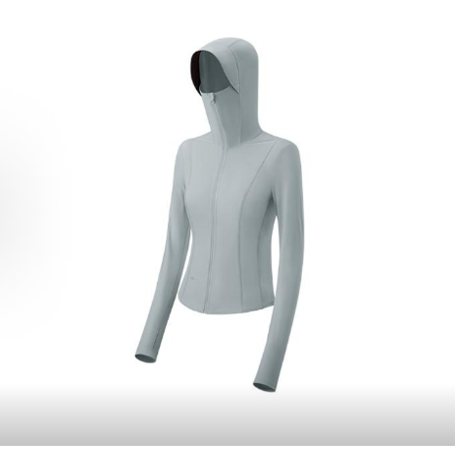 Bata de protección solar BENEUNDER AL11924 para mujer, gris - XL